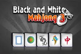 Mahjong alb-negru 3